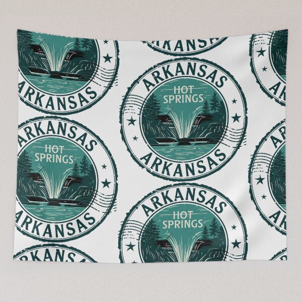 Item preview, United States on stamps - Arkansas designed and sold by CleanDecor.