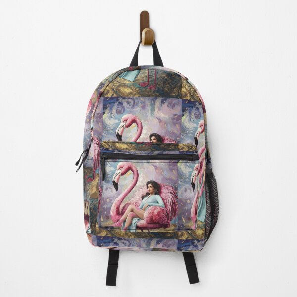 Item preview, Arte abstracto y surrealista - Silla Flamingo designed and sold by CanvasCarousel.