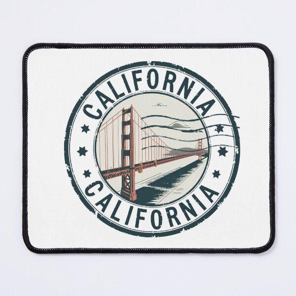 Item preview, United States on stamps - California designed and sold by CleanDecor.