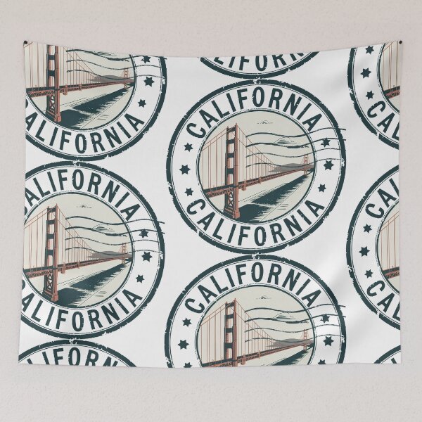 Item preview, United States on stamps - California designed and sold by CleanDecor.