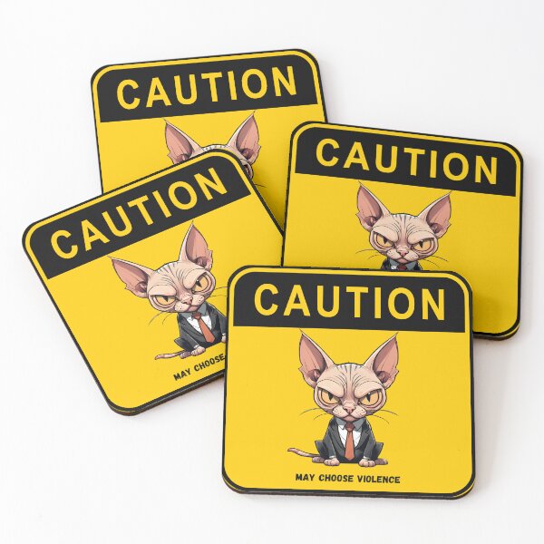 Item preview, May Choose Violence- Business Cats designed and sold by PhatsTheCat.