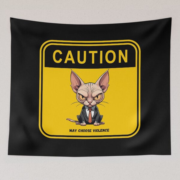 Item preview, May Choose Violence- Business Cats designed and sold by PhatsTheCat.
