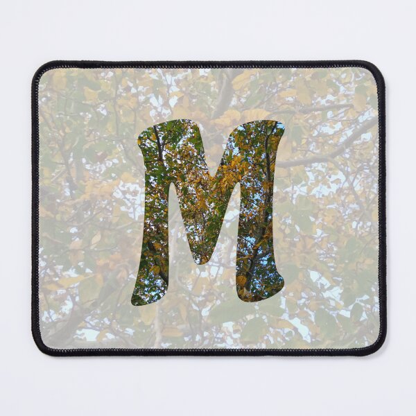 Item preview, Bold Letter ' M ' - Autumn Walnut Tree Design :) designed and sold by Myriel-Myriel.