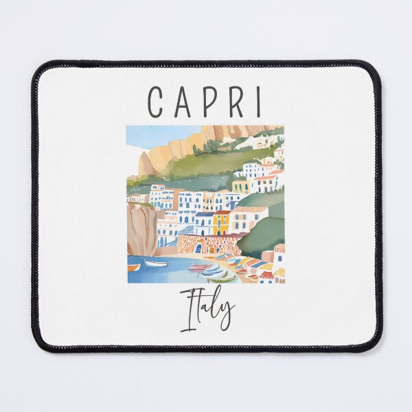 Item preview, A Watercolor Design of Capri - Italy  designed and sold by Sketch-Shack.