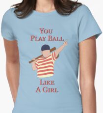 Sandlot Like a Girl Women's Fitted T-Shirt