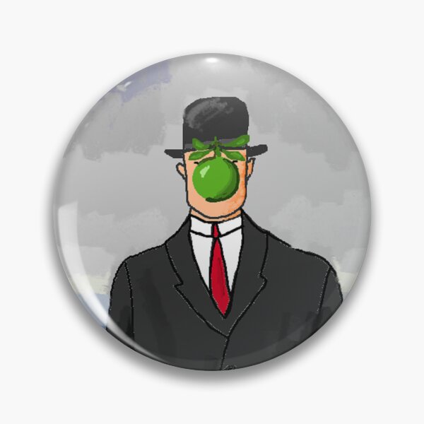 Item preview, MS Paint The Son of Man by Rene Magritte designed and sold by Scooby-Jones-II.