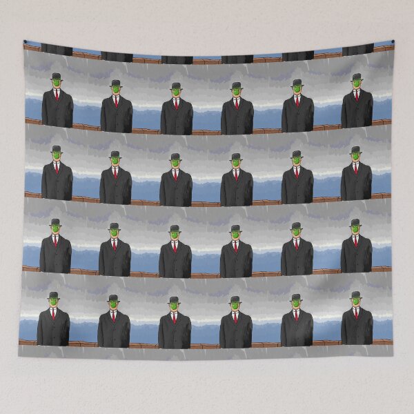 Item preview, MS Paint The Son of Man by Rene Magritte designed and sold by Scooby-Jones-II.
