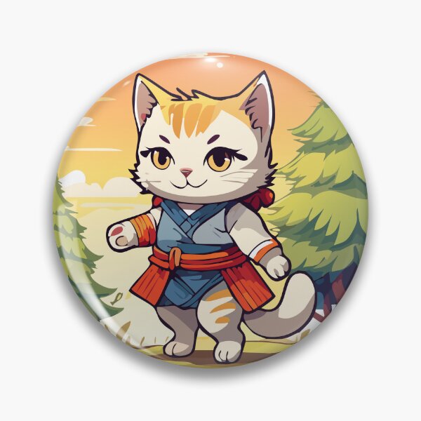 Item preview, Samurai Cat's Forest Journey designed and sold by livvestudio.
