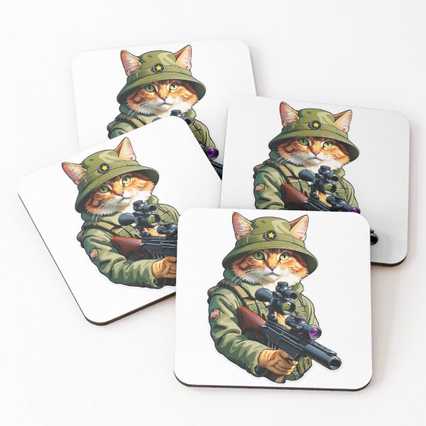 Item preview, Army Cat designed and sold by Bunmigraphics .