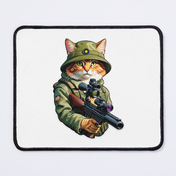 Item preview, Army Cat designed and sold by Bunmigraphics .