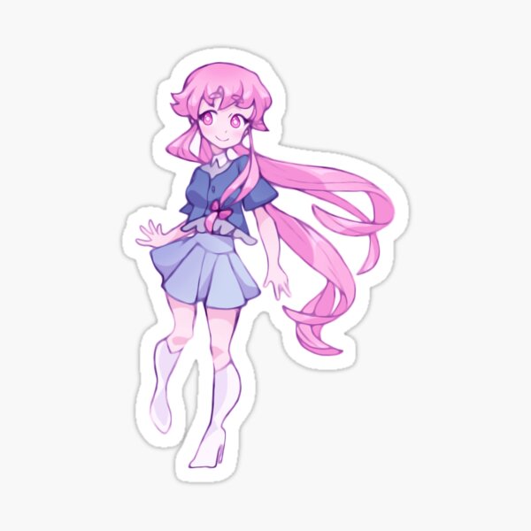 SRBB0043 future diary mirai nikki elfen lied lucy yuno gasai anime Car  stickers