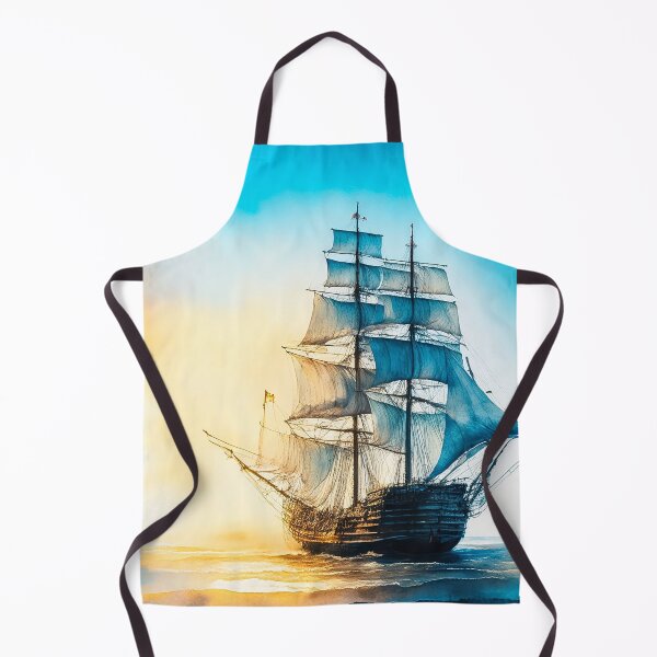 Item preview, Ghostly sail ship designed and sold by SimpleWallArt.