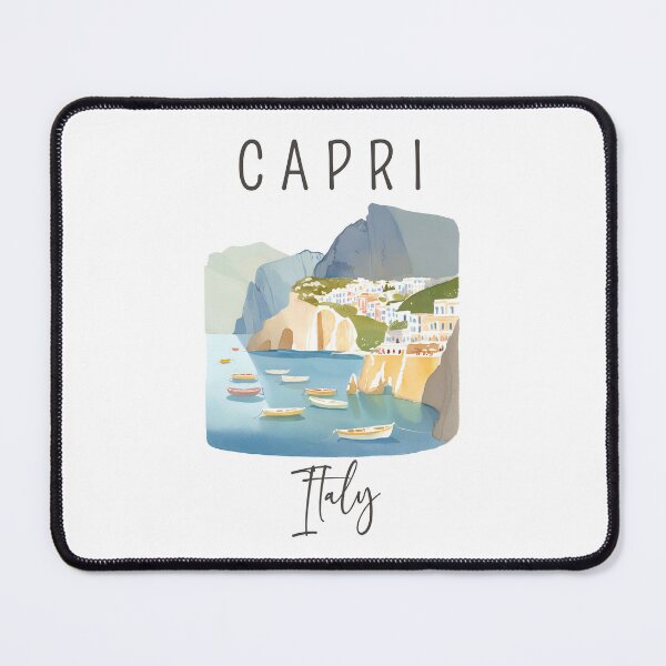 Item preview, A Watercolor Design of Capri - Italy  designed and sold by Sketch-Shack.