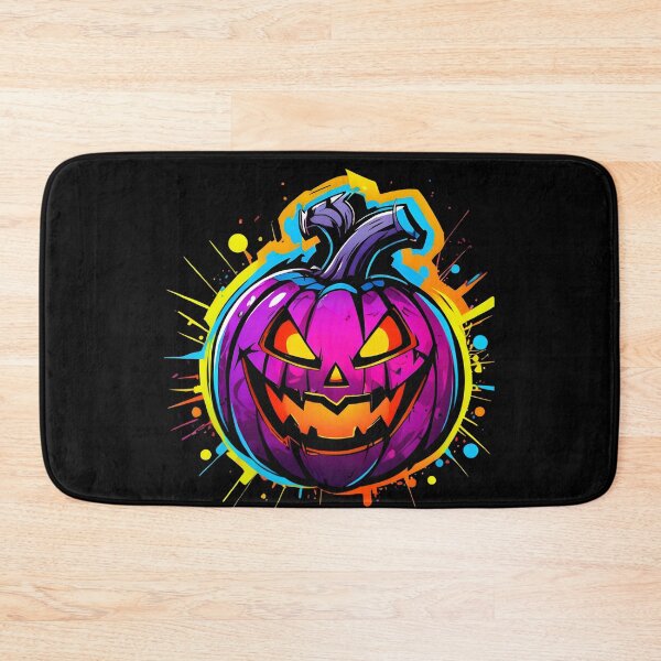 Item preview, Scary Graffiti Pumpkin with Haunting Expression designed and sold by Mechanical-Artt.