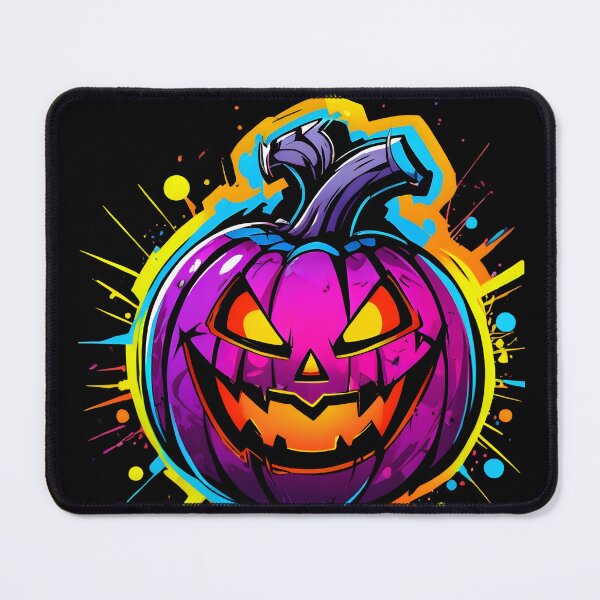 Item preview, Scary Graffiti Pumpkin with Haunting Expression designed and sold by Mechanical-Artt.