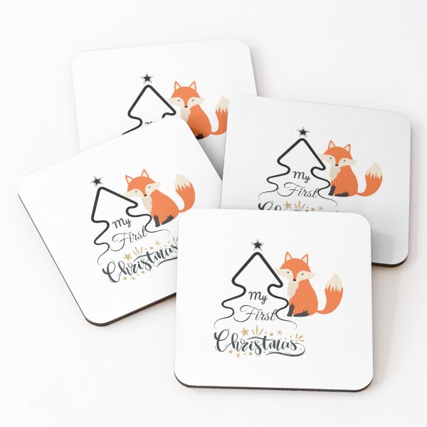 Item preview, Fox First Christmas Holiday Gift Idea designed and sold by Zonghe.