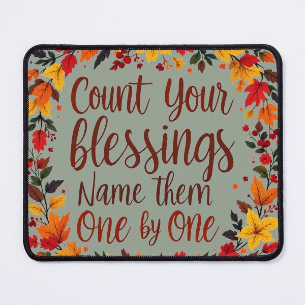 Item preview, Happy Thanksgiving with Count Your Blessings Design designed and sold by KBMeyer.