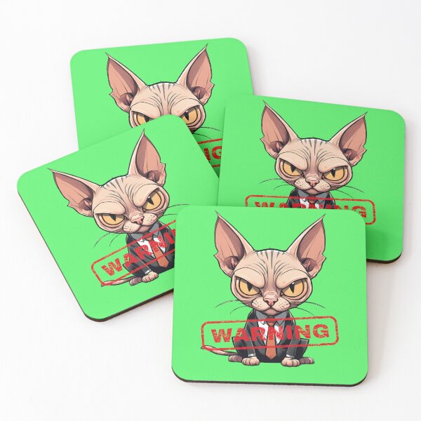 Item preview, Warning Business Cats designed and sold by PhatsTheCat.
