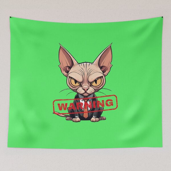 Item preview, Warning Business Cats designed and sold by PhatsTheCat.