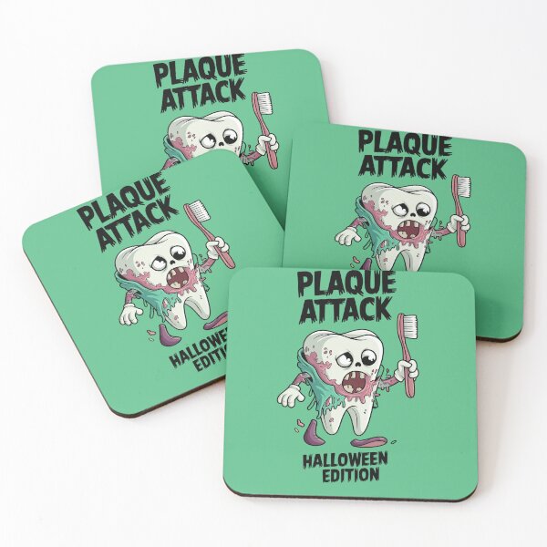 Item preview, Plaque Attack Halloween Edition designed and sold by Situstshirts.