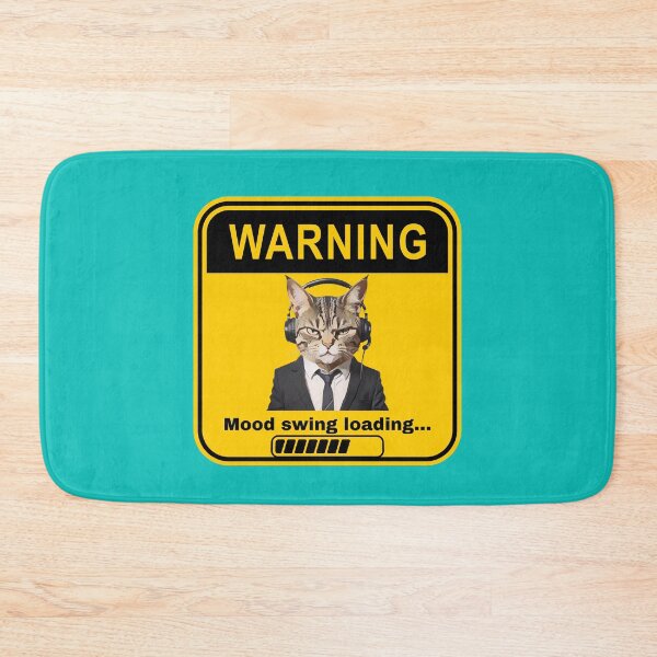 Item preview, Human Warning Sign -Cats designed and sold by PhatsTheCat.