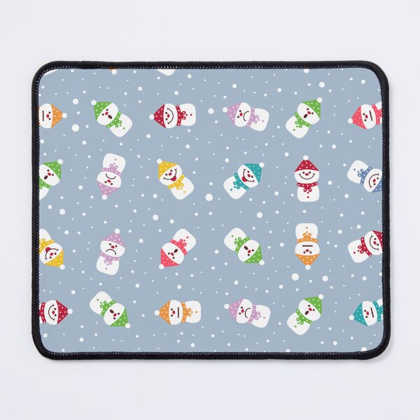 Item preview, Colorful Hat and Scarf Wearing Snowman Winter Pattern designed and sold by MarikaJohnson.