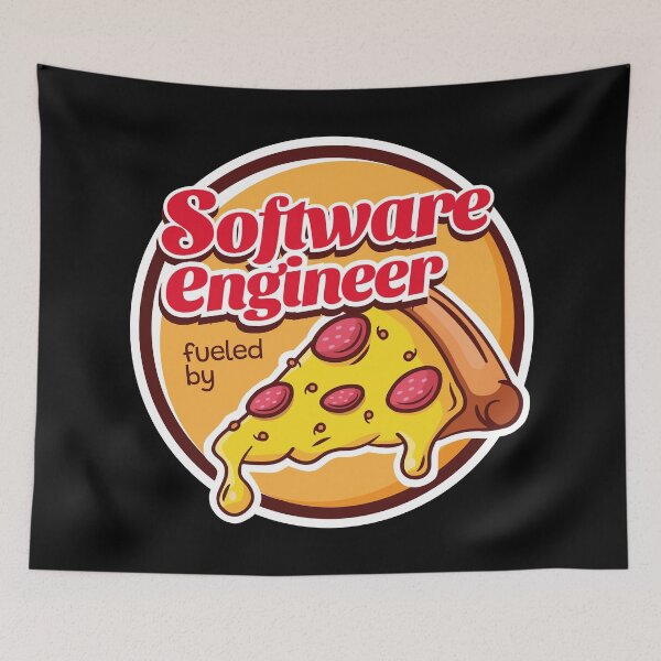 Item preview, Software Engineer Fueled by Pizza designed and sold by MaryAller.