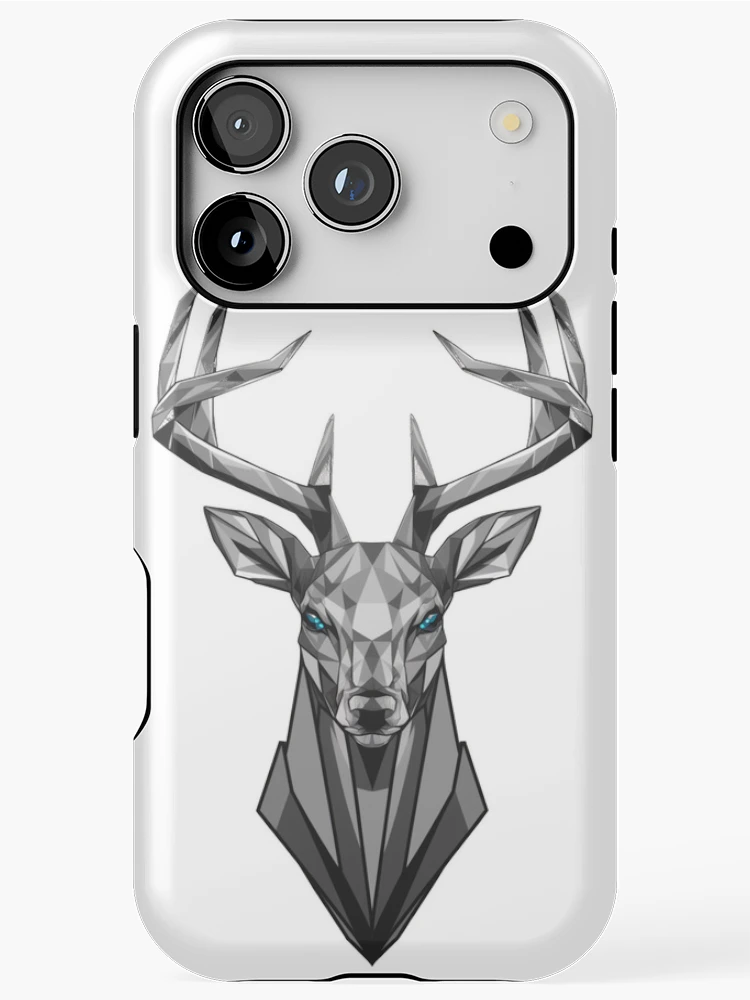 Thumbnail 1 of 4, iPhone Case, Geometric Deer designed and sold by CosmicFreedom9.