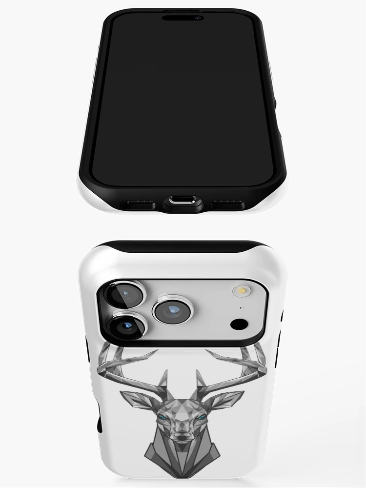 Thumbnail 3 of 4, iPhone Case, Geometric Deer designed and sold by CosmicFreedom9.