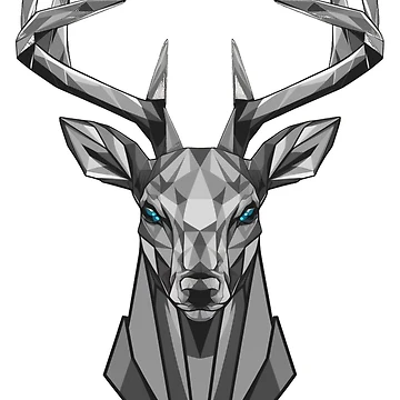 Artwork thumbnail, Geometric Deer by CosmicFreedom9