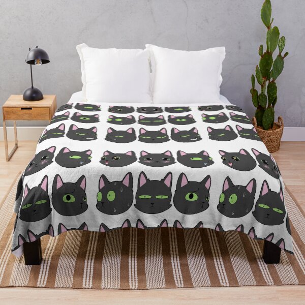Item preview, Silly Expressive Cats (Black) designed and sold by LeCoffeeCat.