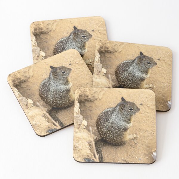 Item preview, California Ground Squirrel Peeking Out designed and sold by SafariByMarisa.