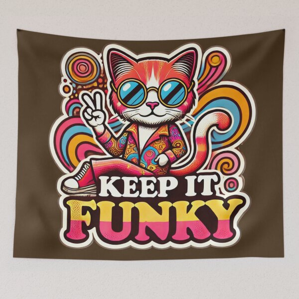 Item preview, Groovy Cat designed and sold by JediKittenWars.