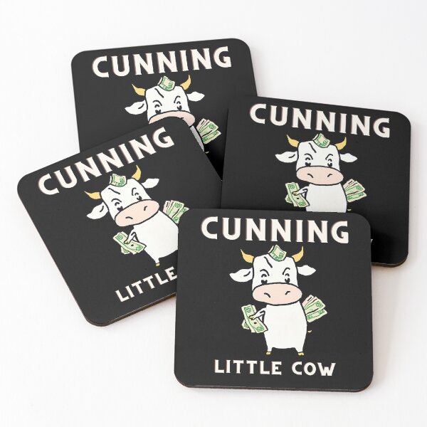 Item preview, Cunning Little Cow Funny Gift designed and sold by CherryKaJa.