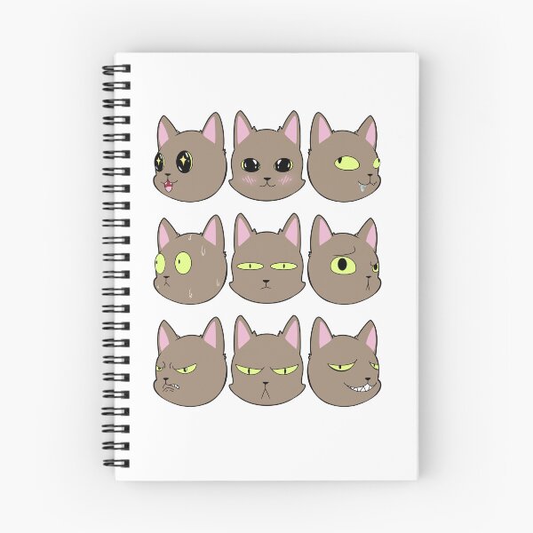 Item preview, Silly Expressive Cats (Brown) designed and sold by LeCoffeeCat.