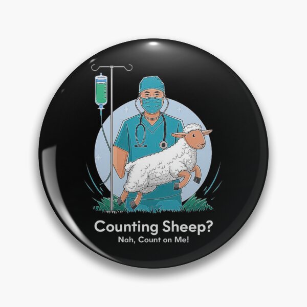 Item preview, Counting Sheep? Trust a Nurse Instead designed and sold by love3617.