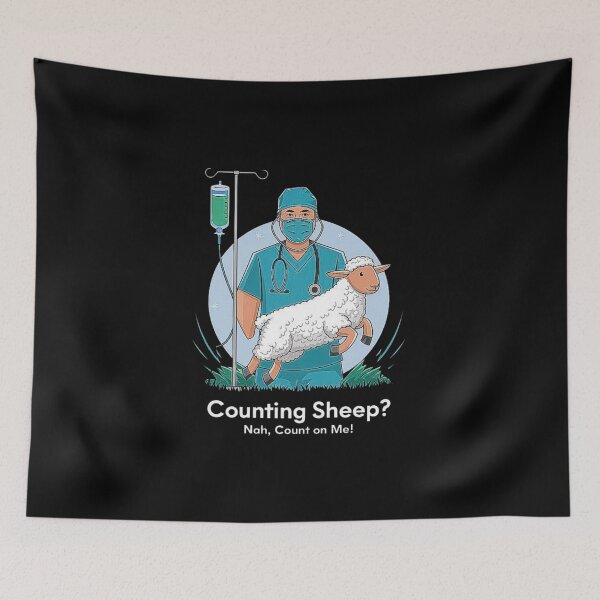 Item preview, Counting Sheep? Trust a Nurse Instead designed and sold by love3617.