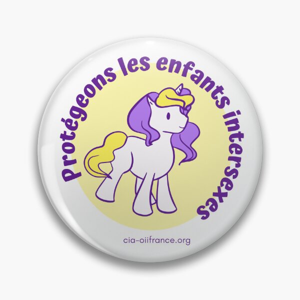 Item preview, Unicorn Let's protect intersex children designed and sold by CIA-OIIFrance.