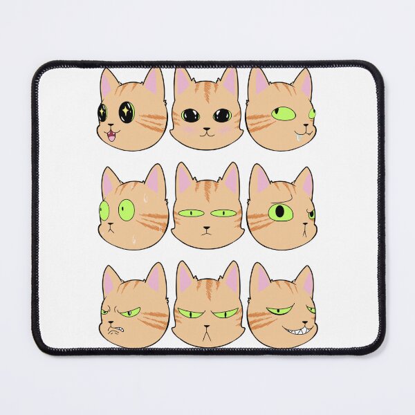 Item preview, Silly Expressive Cats (Orange) designed and sold by LeCoffeeCat.