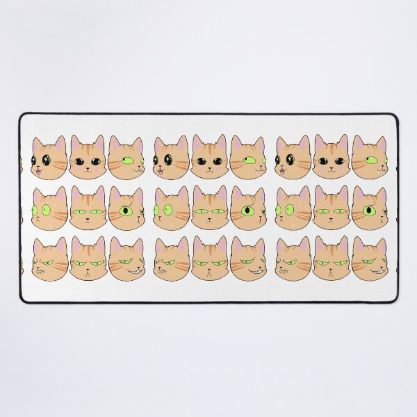 Item preview, Silly Expressive Cats (Orange) designed and sold by LeCoffeeCat.