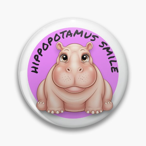 Item preview, Hippopotamus smile designed and sold by Angela95P.