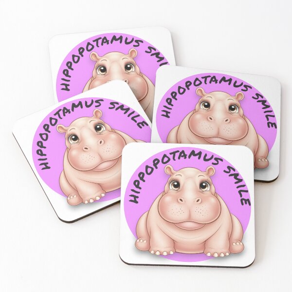 Item preview, Hippopotamus smile designed and sold by Angela95P.