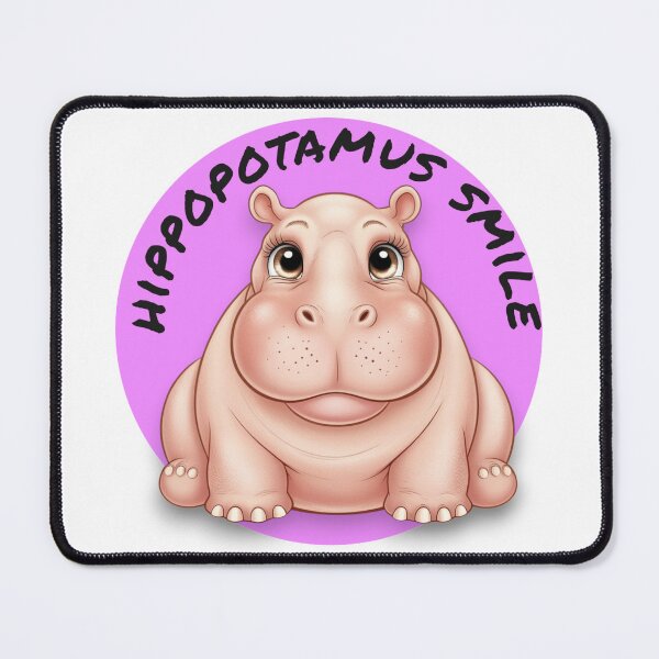 Item preview, Hippopotamus smile designed and sold by Angela95P.