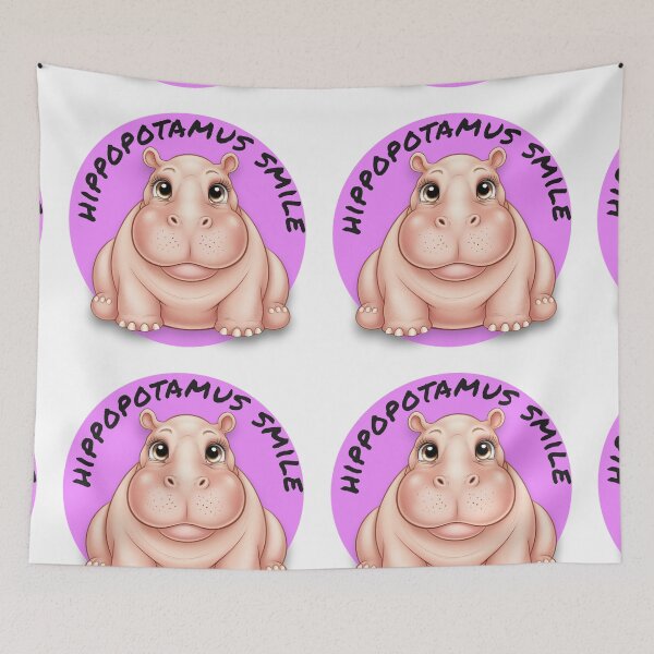 Item preview, Hippopotamus smile designed and sold by Angela95P.