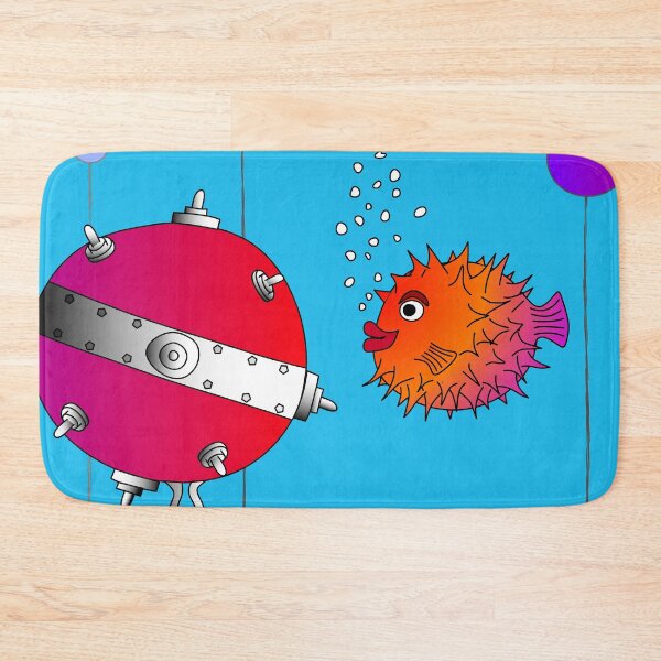 Item preview, Puffer fish falls in love designed and sold by Bren-Cartoons.