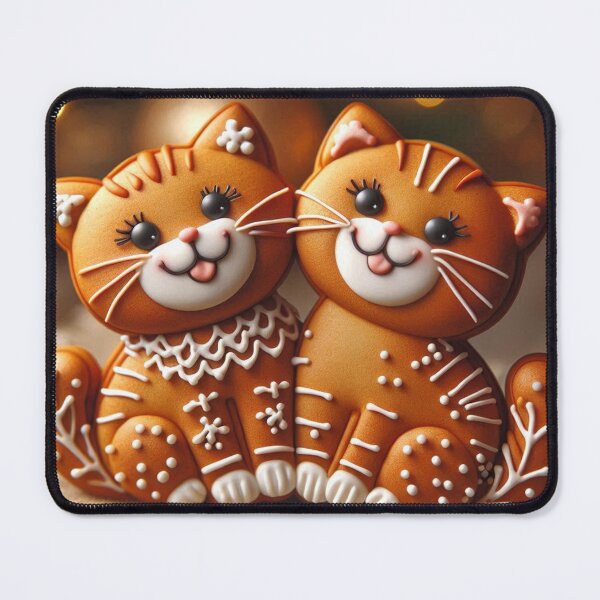 Item preview, Merry Christmas Gingerbread Cats designed and sold by Simplybe1.