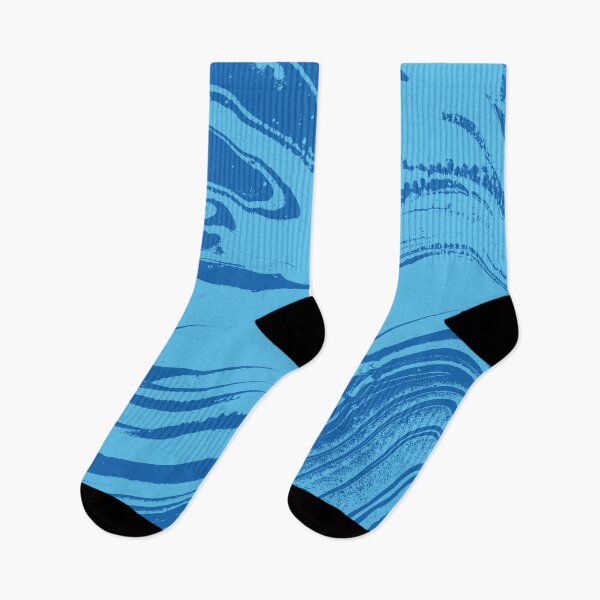 Item preview, Blue Tide, Vector abstract, Geometric pattern, Cyan and Dark Blue designed and sold by I-Desire.