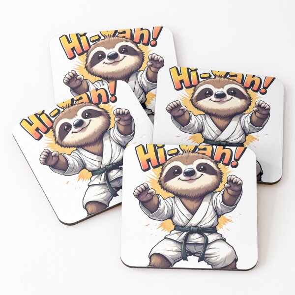 Item preview, Karate Sloth designed and sold by SignumShop.