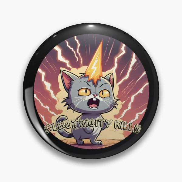 Item preview, Electricity Kills - Cats designed and sold by PhatsTheCat.