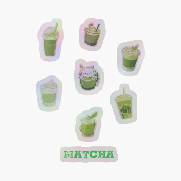 Item preview, SÜßES MINI MATCHA TEE BOBA GRÜNTEE AUFKLEBERPAKET designed and sold by Arts4U.